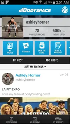 BodySpace android App screenshot 4